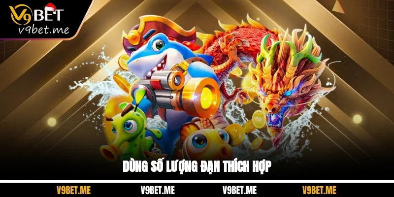 Dùng số lượng đạn thích hợp